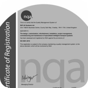 ISO 9001 certificate